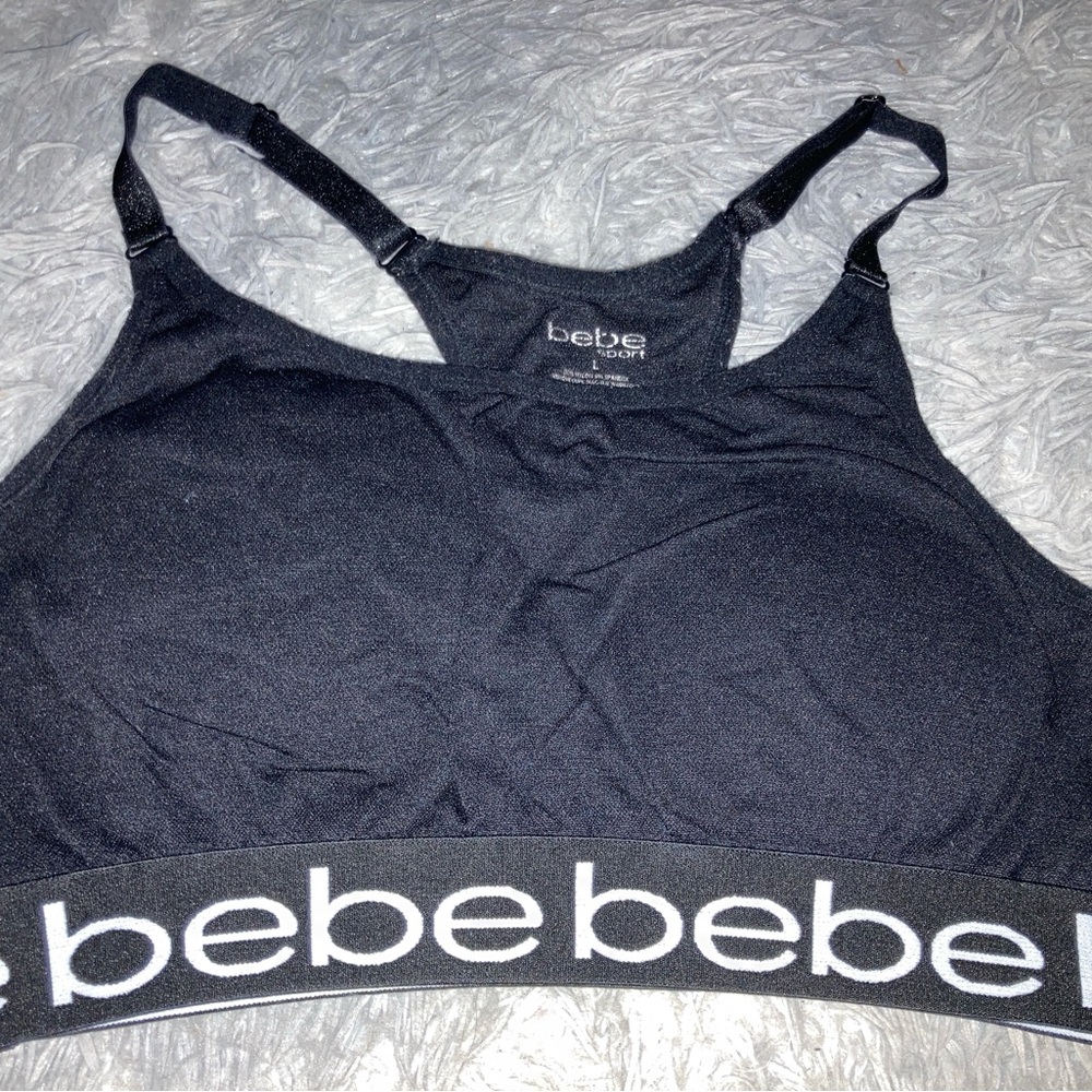 LISTING WILL BE REMOVED 5/7 Bebe Black Seamless Bra